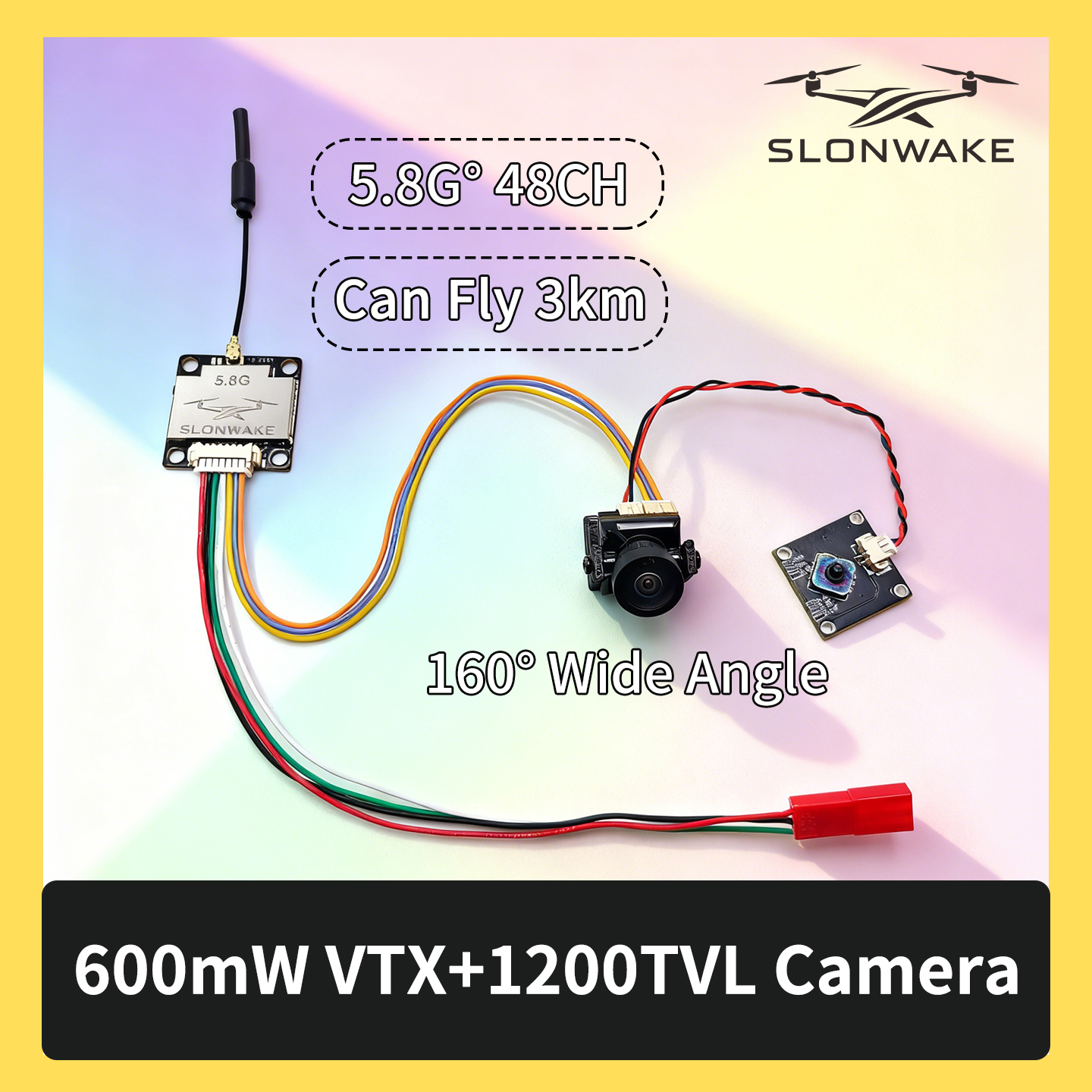 Fpv Drone Vtx - SLONWAKE 5.8G 600mW 7-24V FPV Video