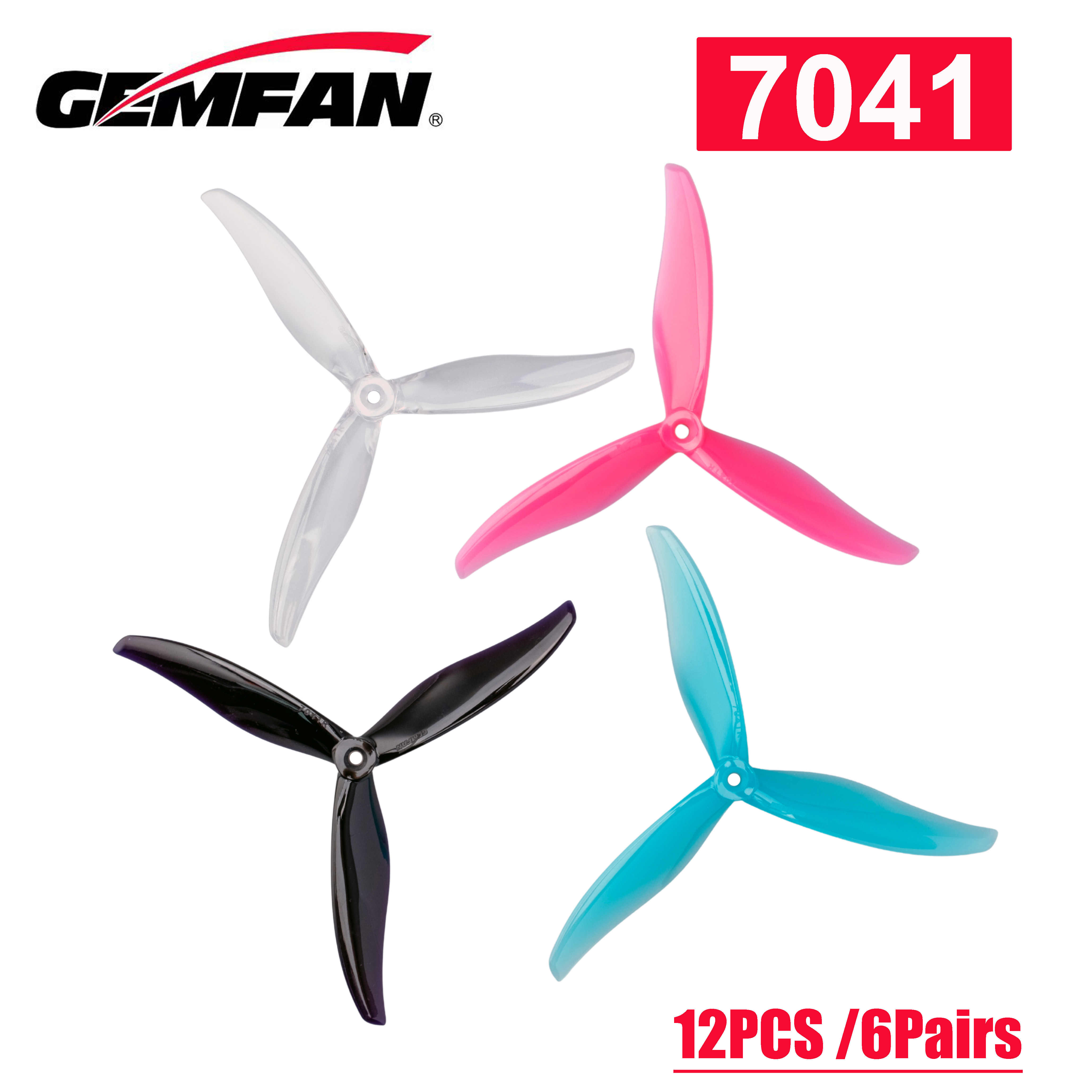 Fpv Drone Propeller - NEW12PCS /6Pairs Gemfan Flash 7041 7