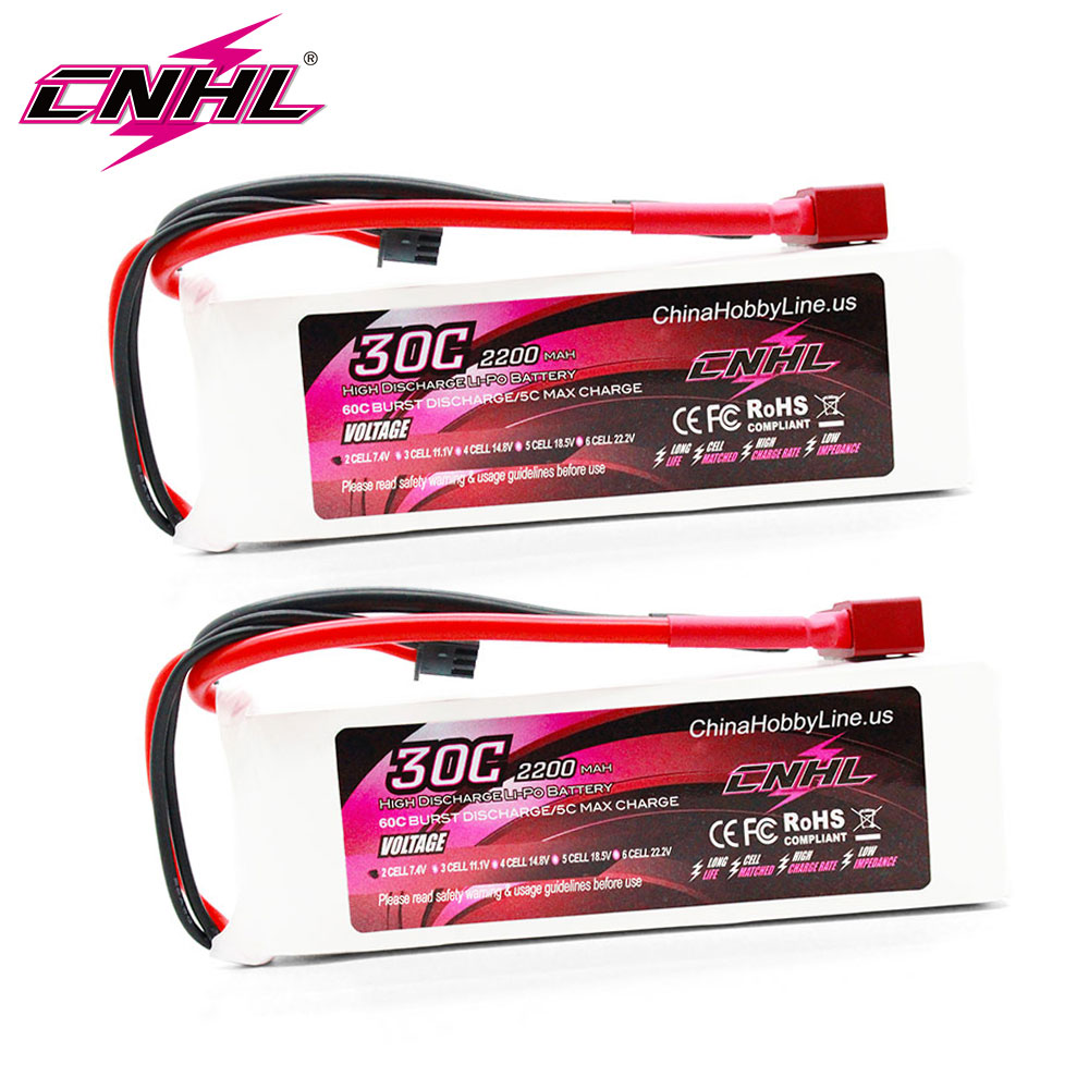 Fpv Drone Esc - 2pcs CNHL 2S 7.4V Lipo Battery