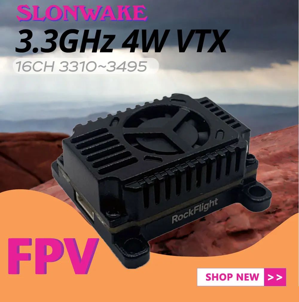 SLONWAKE FPV 3.3G 16CH 4000mW  - Fpv Drone Vtx avis et prix