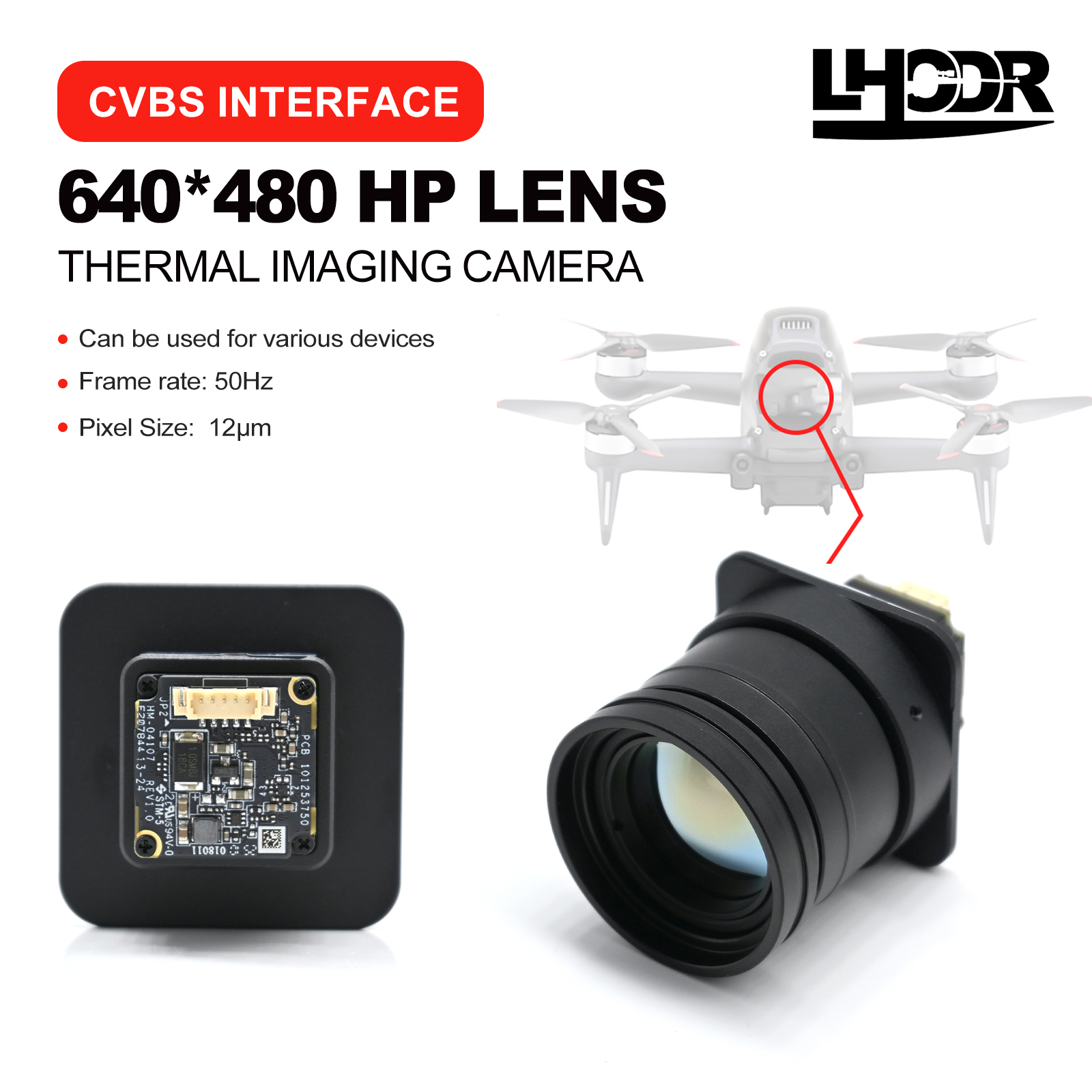 30mm 640x480 pix Drone thermal - Fpv Drone Kit avis et prix