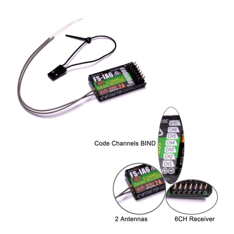Flysky FS-IA6 Receiver 6CH Dua - Fpv Drone Battery avis et prix