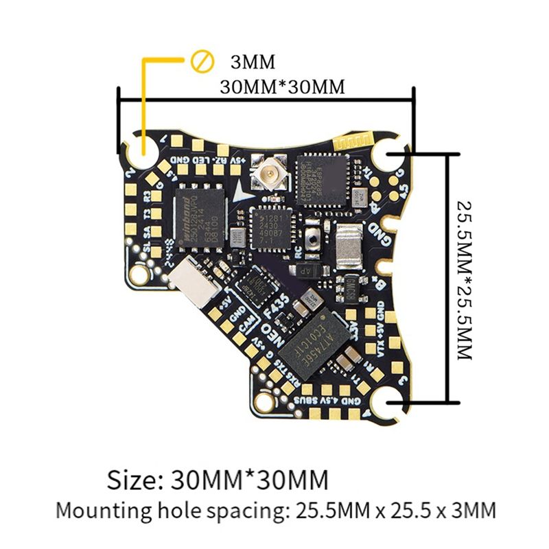 FBIL-F435 NEO 1S AIO Flight Co - Fpv Drone Esc avis et prix