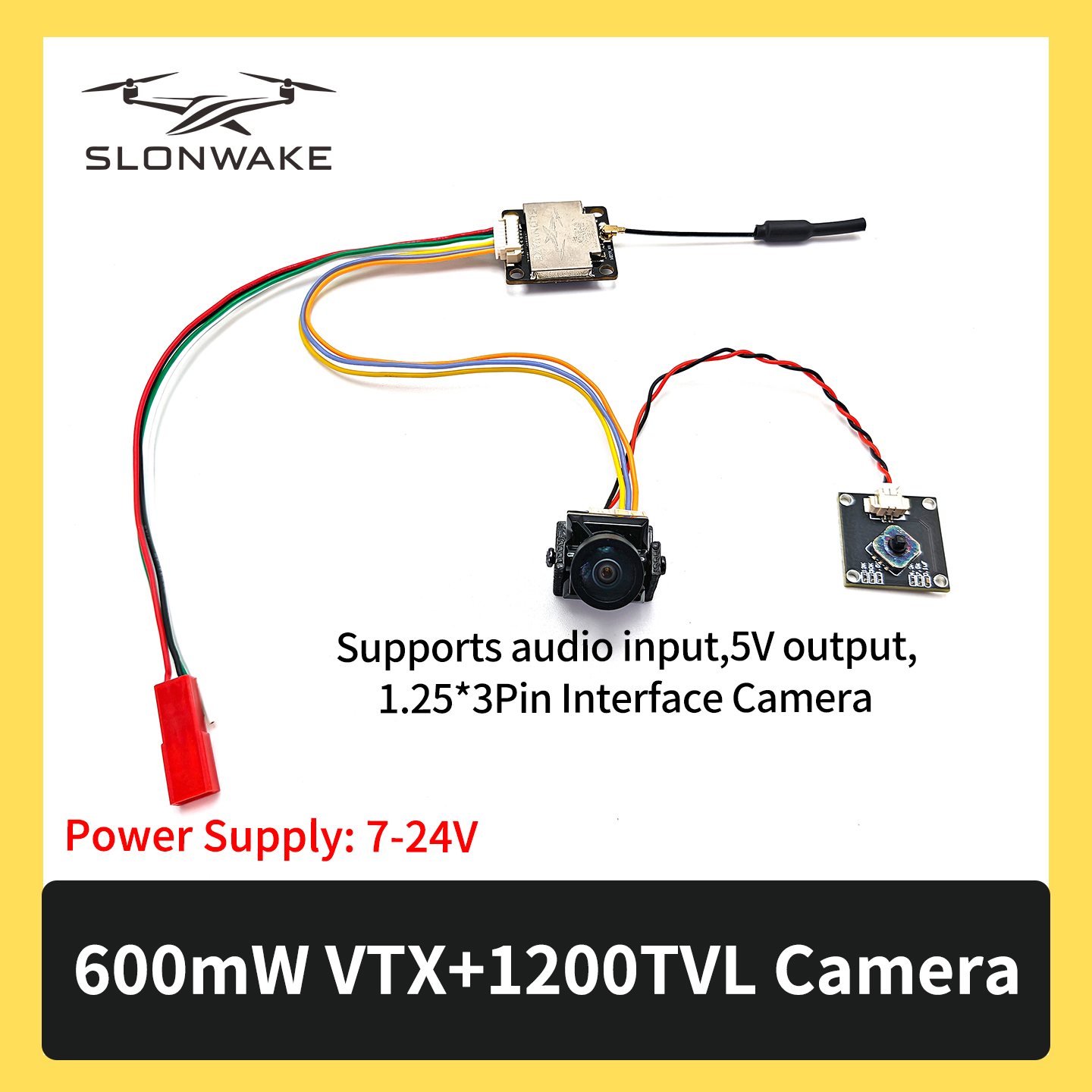 SLONWAKE 5.8G 600mW 7-24V FPV  - Fpv Drone Vtx avis et prix