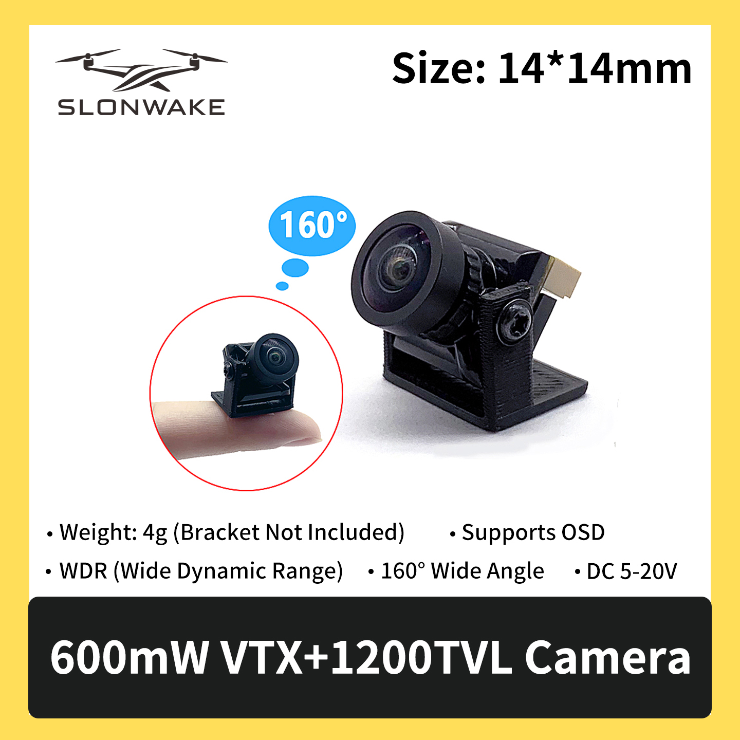 SLONWAKE 5.8G 600mW 7-24V FPV  - Fpv Drone Vtx avis et prix