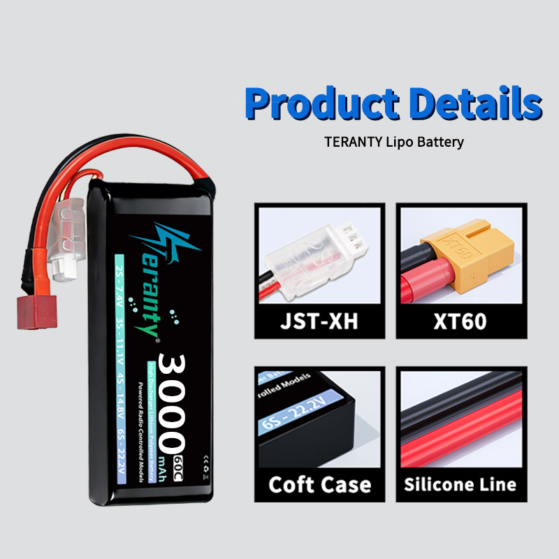 TERANTY 2S 3000mAh Lipo Batter - Fpv Drone Battery avis et prix