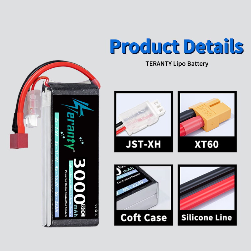 TERANTY 2S 3000mAh Lipo Batter - Fpv Drone Battery avis et prix
