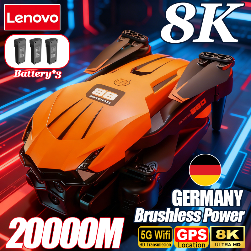 Lenovo D88 Drone 8K Aerial HD  - Fpv Drone Charger avis et prix
