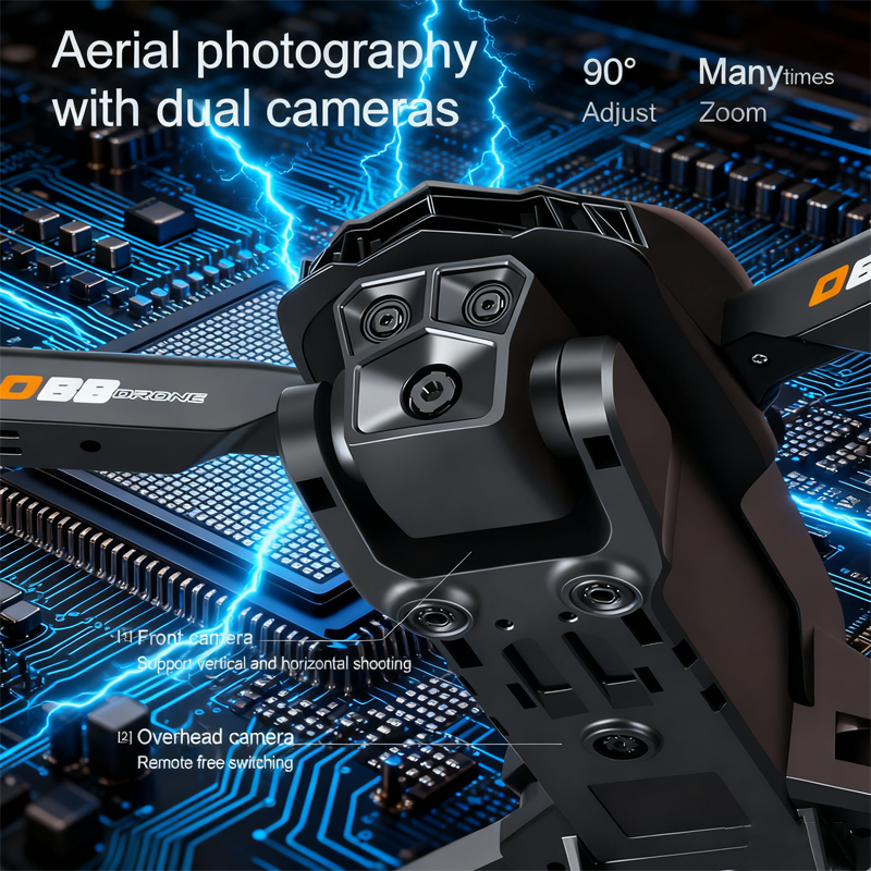 Lenovo D88 Drone 8K Aerial HD  - Fpv Drone Charger avis et prix