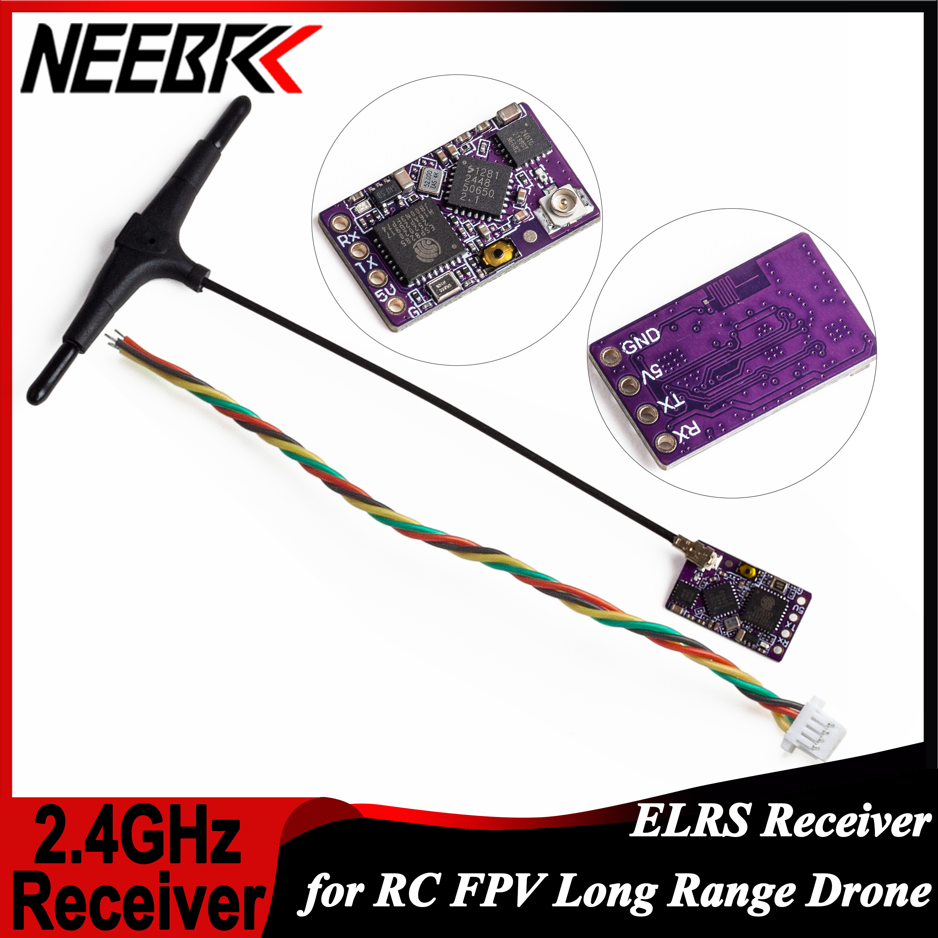 1/2/5/10PCS ELRS 2.4GHz RX Lon - Fpv Drone Quadcopter avis et prix