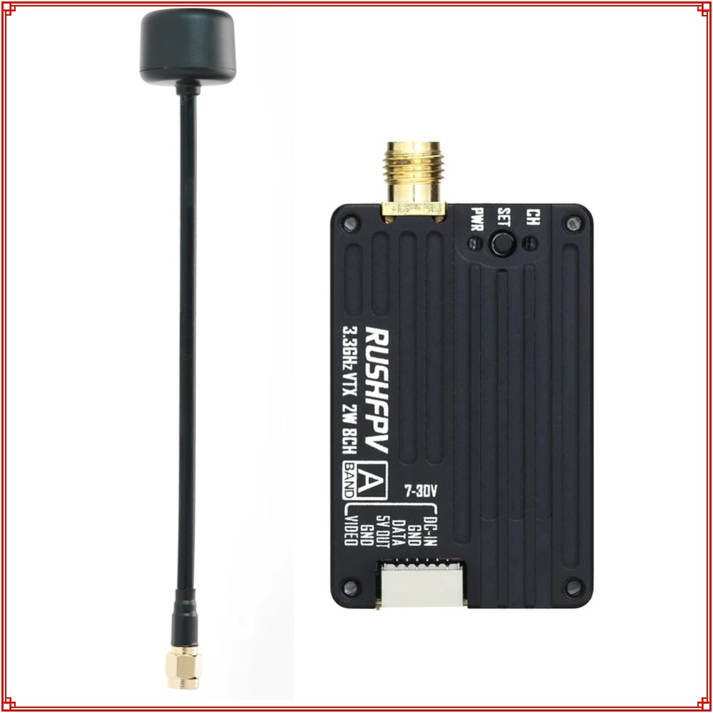 2026 New RUSHFPV 3.3G 2W VTX T - Fpv Drone Vtx avis et prix
