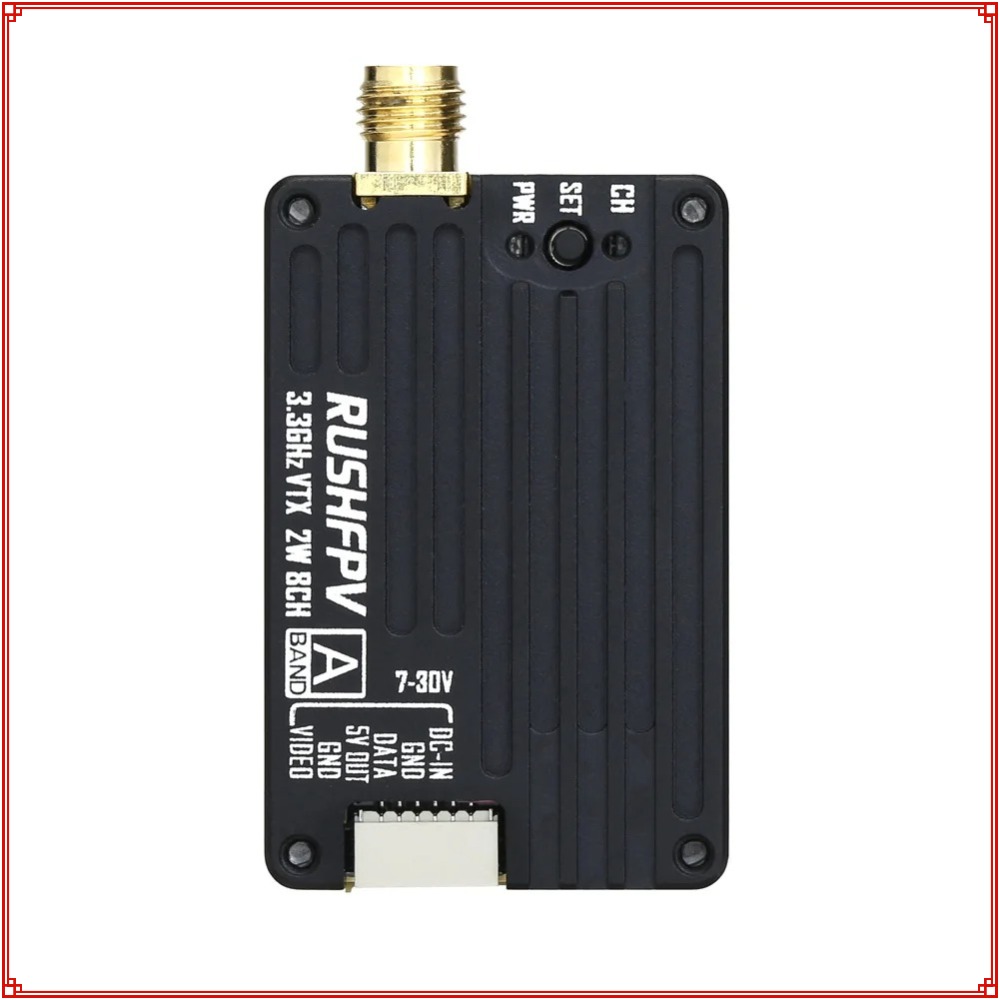 2026 New RUSHFPV 3.3G 2W VTX T - Fpv Drone Vtx avis et prix