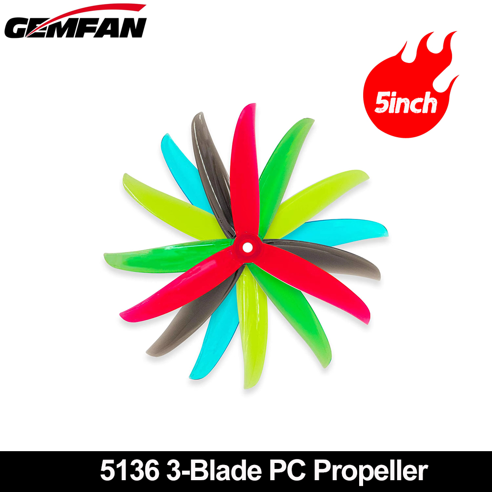 Gemfan VANOVER 5136 3 Blade PC - Fpv Drone Quadcopter avis et prix