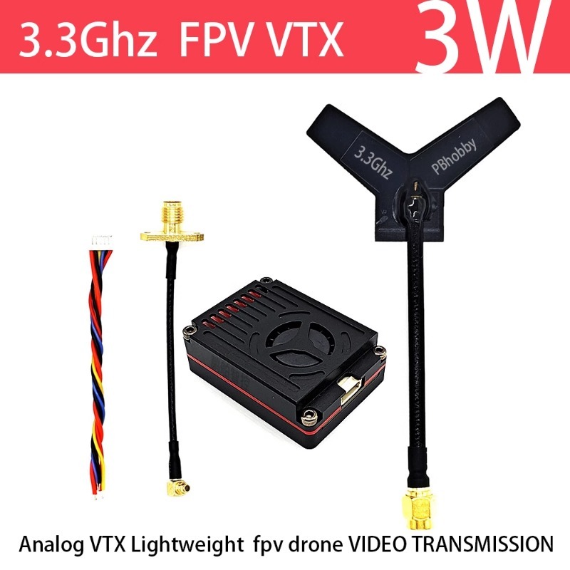 3.3GHz FPV VTX/VRX  3W Analog  - Fpv Drone Vtx avis et prix
