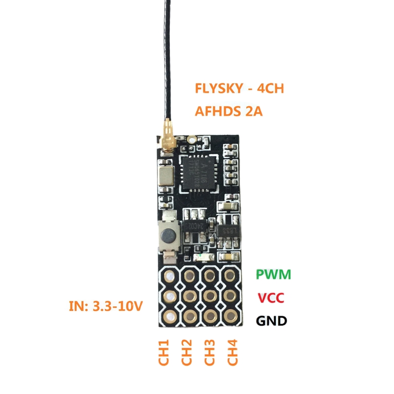 Flysky FS2A Mini Receiver 4CH  - Fpv Drone Battery avis et prix