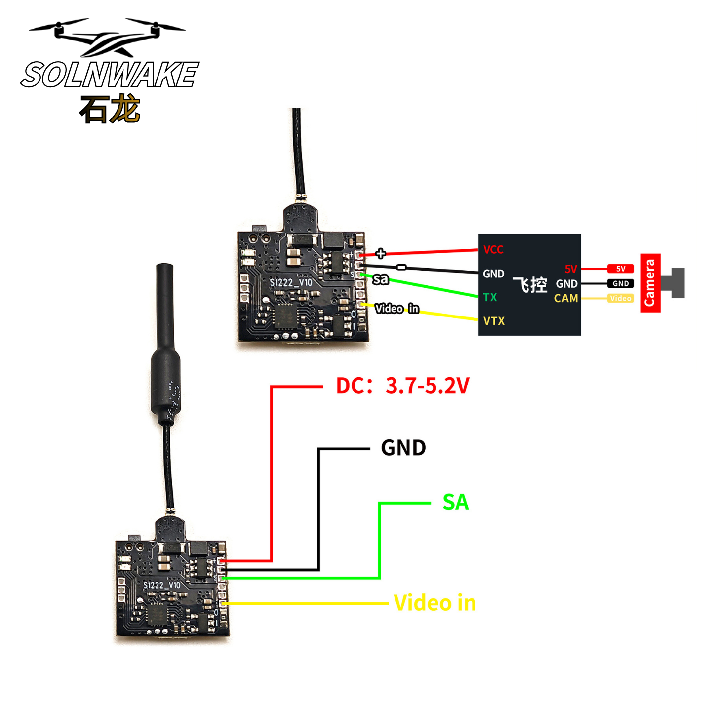 SLONWAKE Nano 5.8G 48CH 200mW  - Fpv Drone Vtx avis et prix
