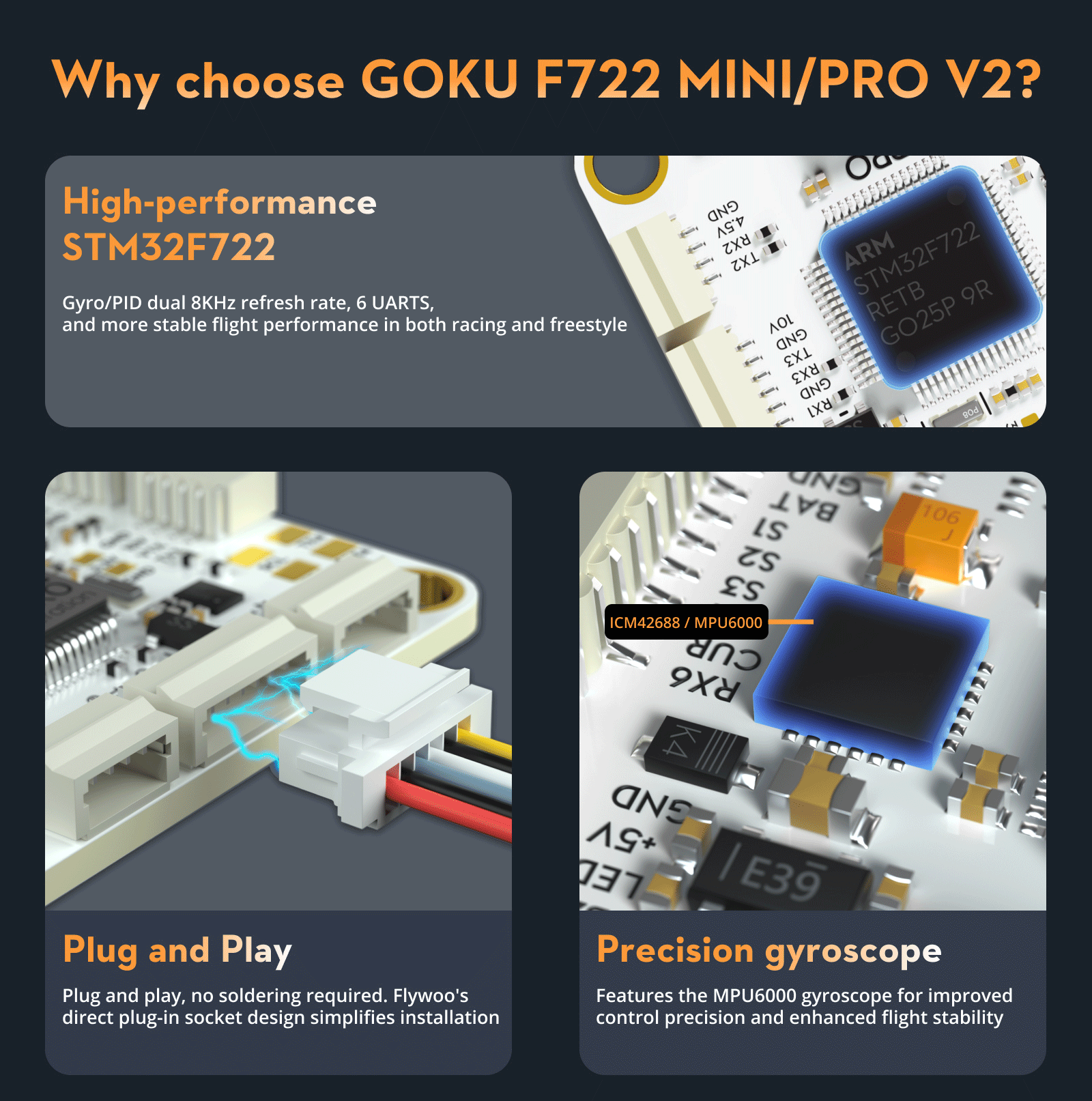 Flywoo GOKU F722 PRO Mini V2 2 - Fpv Drone Flight Controller avis et prix
