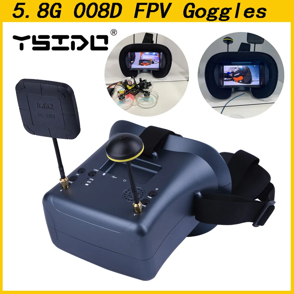 5.8G 40CH 4.3 Inch 800*480 Vid - Fpv Drone Goggles avis et prix