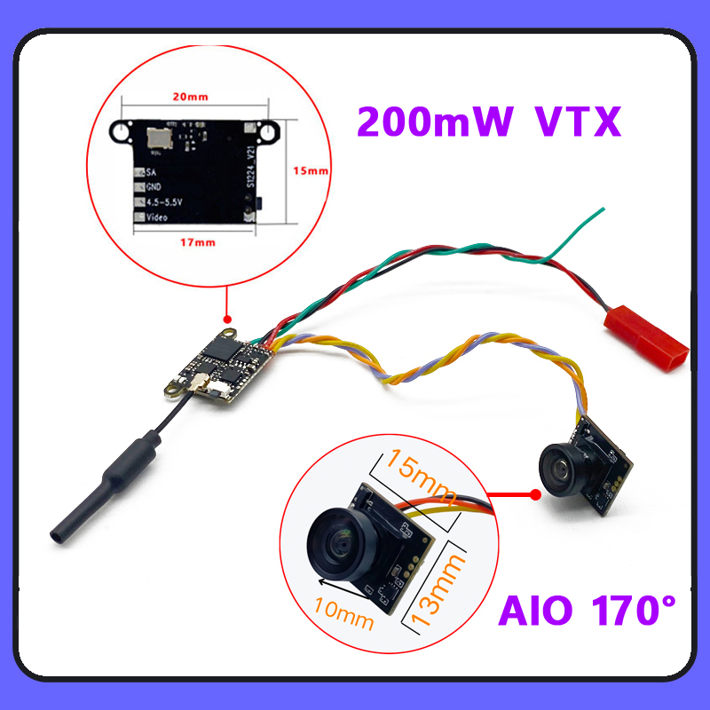 SLONWAKE 5.8G 1200TVL FPV Came - Fpv Drone Vtx avis et prix