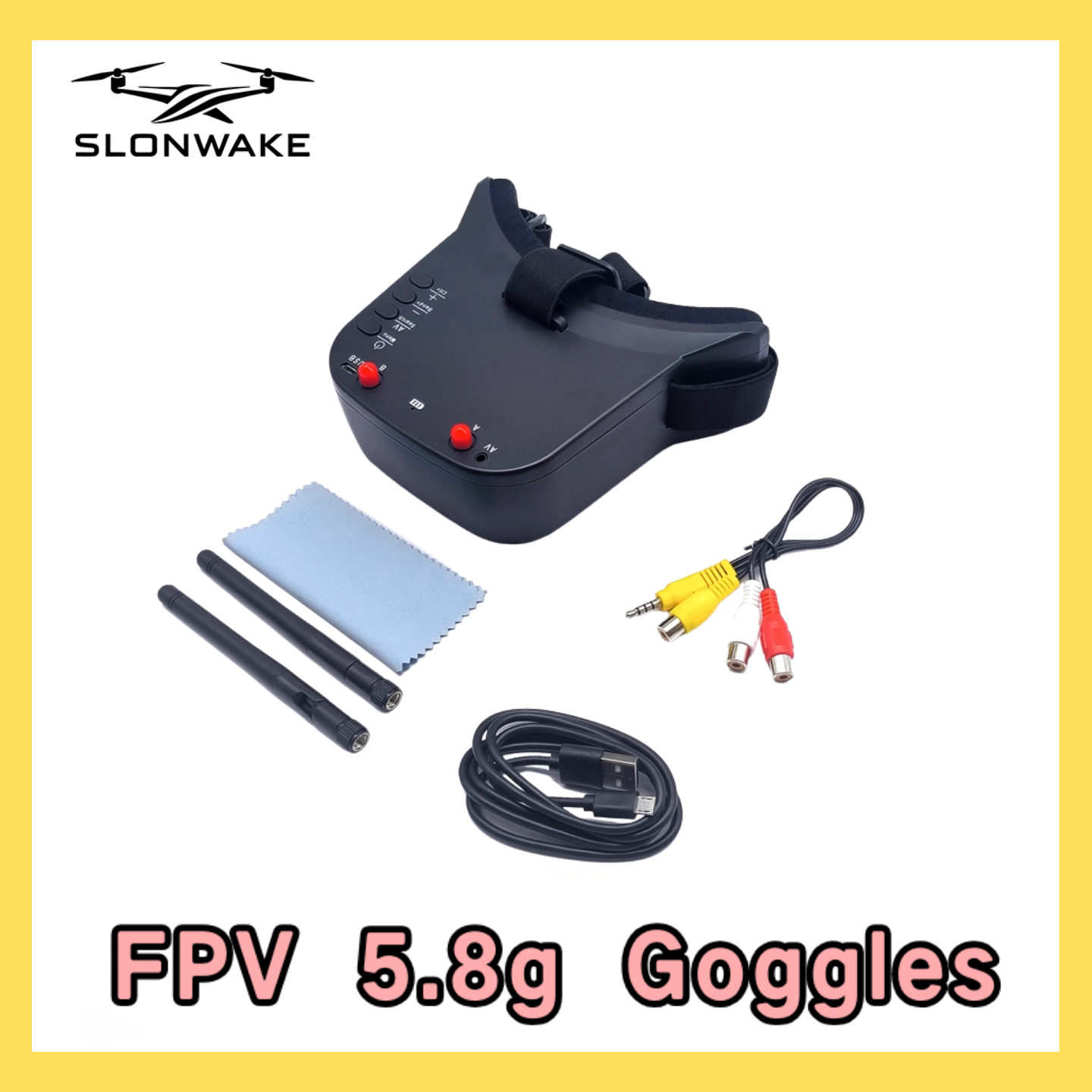 SLONWAKE 5.8G 48CH FPV 400mw V - Fpv Drone Camera avis et prix