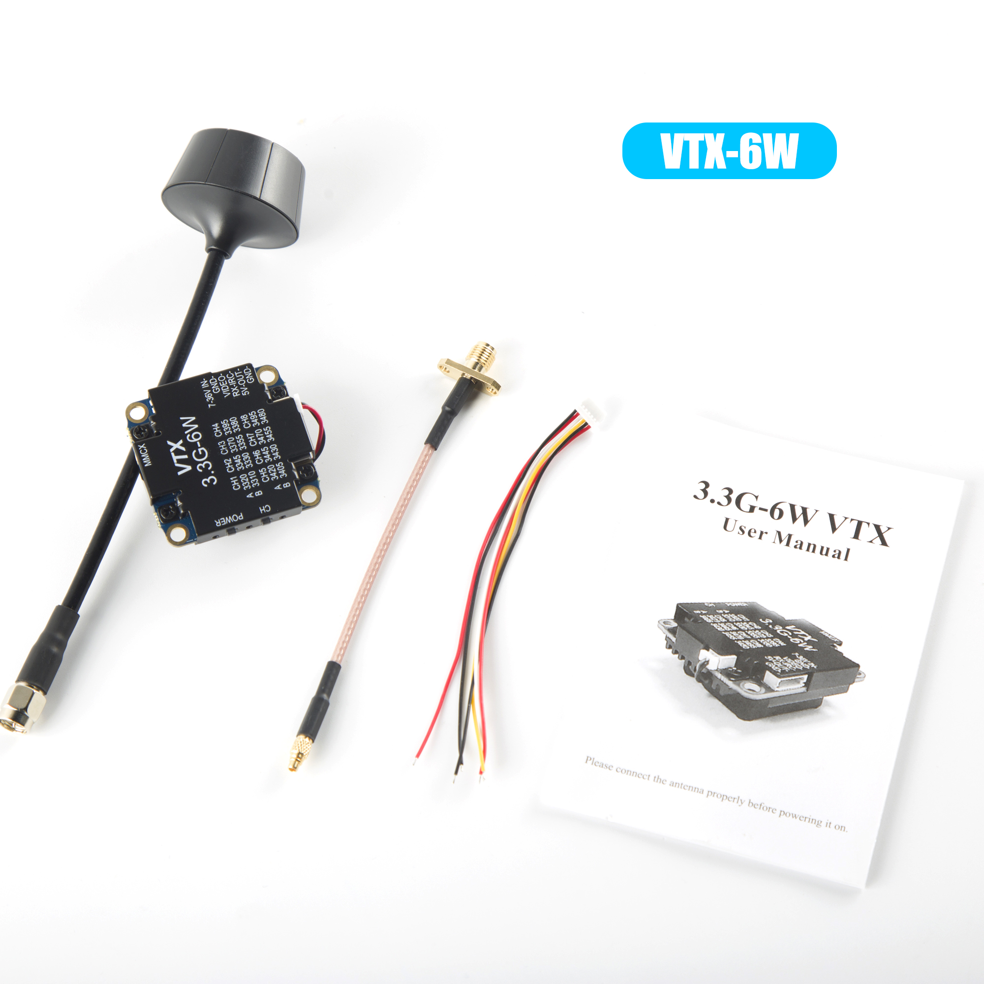 FPV Video Transmitter 3.3G 6W  - Fpv Drone Vtx avis et prix