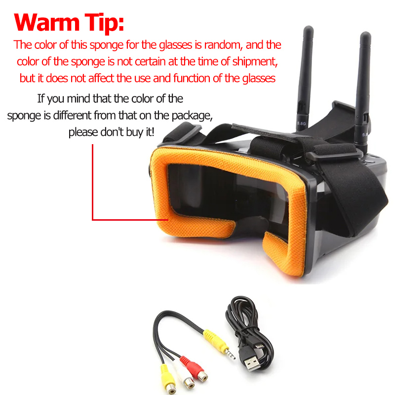VR009 FPV Video Goggles 3Inch  - Fpv Drone Antenna avis et prix