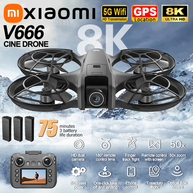 Xiaomi V666 Drone 8K Aerial HD - Fpv Drone Charger avis et prix