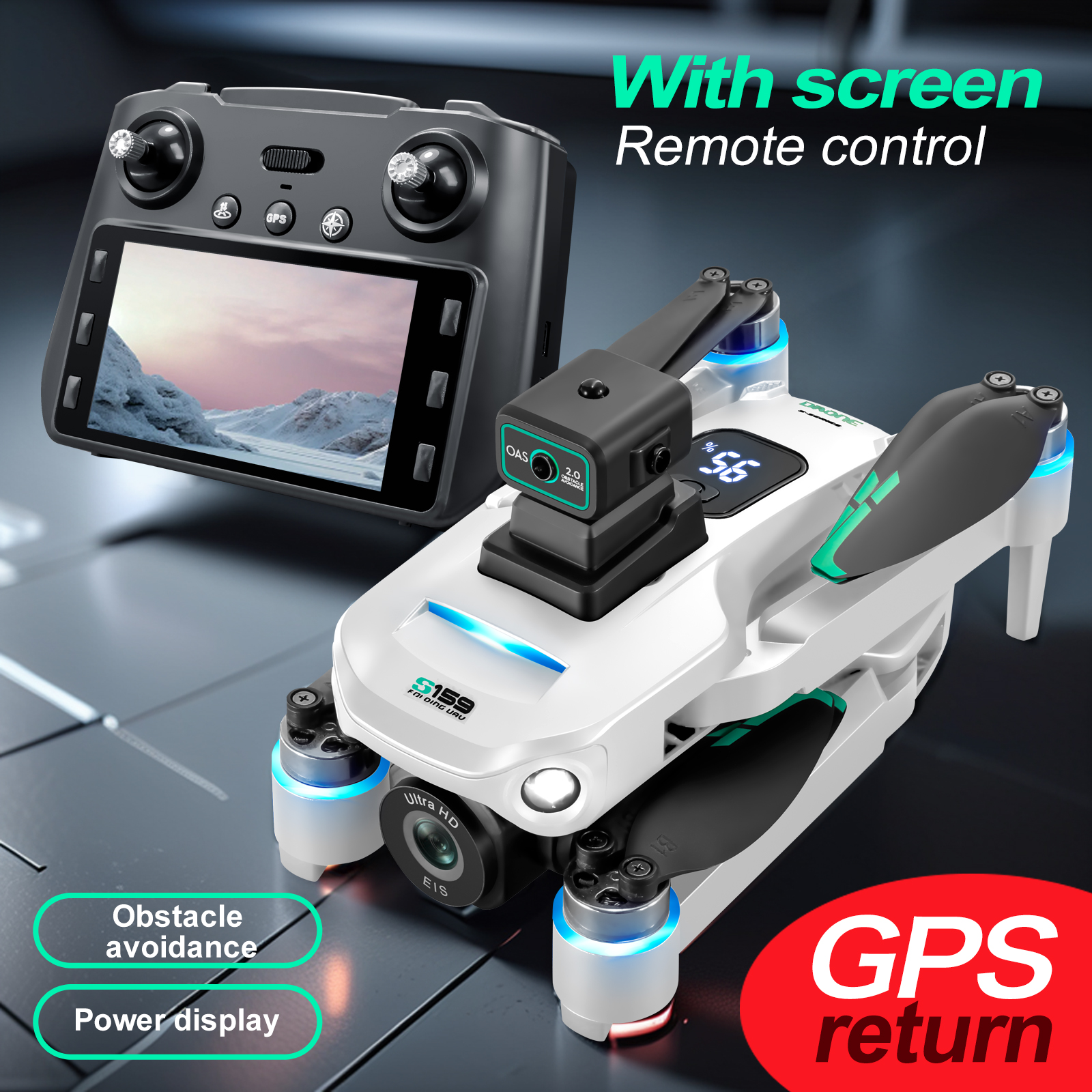 S159 GPS Drone 4K Profesional  - Fpv Drone Charger avis et prix